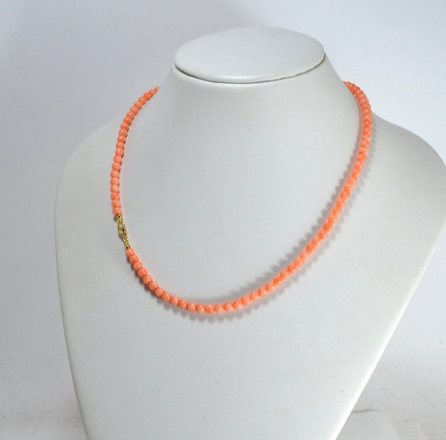 Collana corallo rosa pallini - corallo,