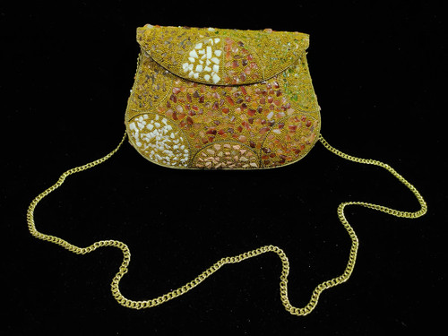 Pochette borsa etnica metallo - borsa,