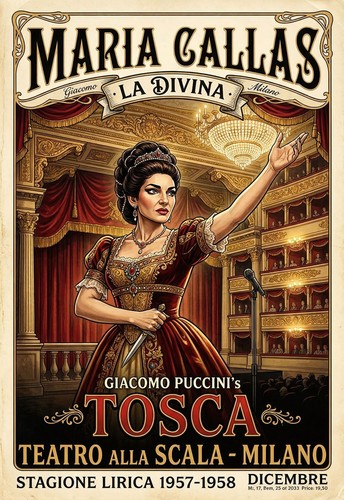 Poster omaggio musica - poster,