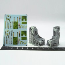 Sedile Espulsione Martin-Baker Mk.5 + Decalcomanie 3D Scala 1:32 Dettagli Metallizzati MDR3263