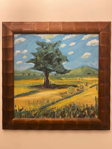 Dipinto olio tela 50x50 cm - dipinto,