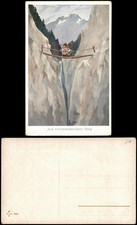 Su passerella oscillante