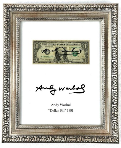 Andy warhol banconota un - banconota, da