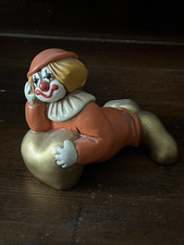 ? Thun Ceramica Pagliaccio Clown Cuore Arancione