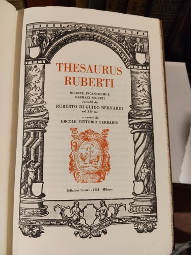 Thesaurus ruberti ricette - thesaurus,