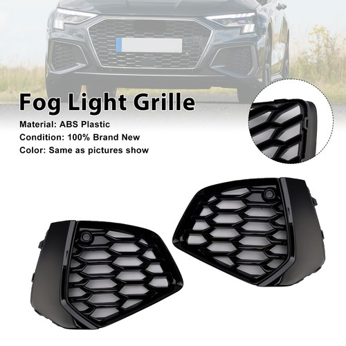 Black front honeycomb fog - front,