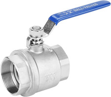 Valvola a Sfera 2 Pollici in Acciaio Inossidabile 304, Valvola a Sfera Con Filet