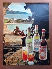 Pubblicità Anni 70-80 Vermouth Martini Walter Chiari Alida Chelli Fotografia