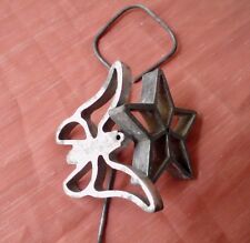 ANTICHE FORMINE ALLUMINIO DA CUCINA FORME STAMPO STAMPINO VINTAGE DOLCI BISCOTTI