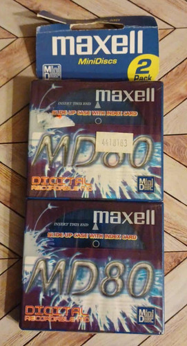 Vintage maxell minidisc - vintage,