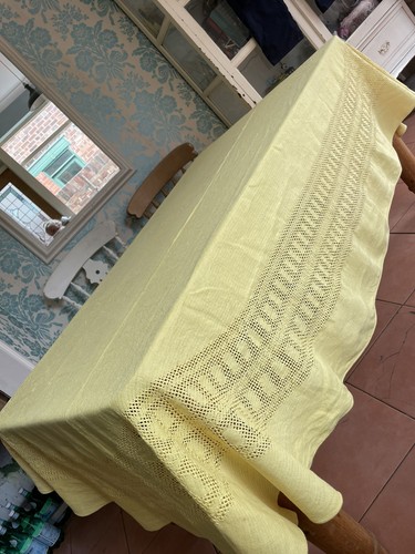 Vintage large linen - vintage,