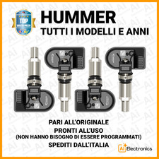 4x SENSORI TPMS HUMMER H3 H2