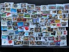 Francobolli GB 100 diversi