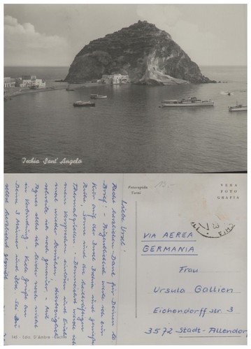 Cartolina ischia sant angelo - sant,