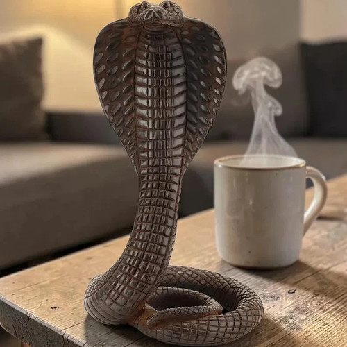 Autentica statua cobra antico - statua,