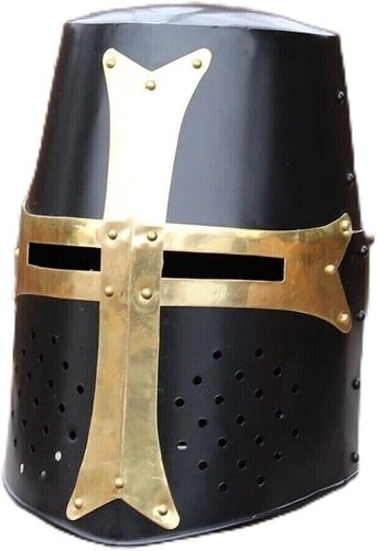 Elmetto crociato medievale - elmetto,