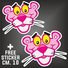 adesivo Pantera rosa decal autocollant pegatina aufkleber + 1 FREE STICKER cm.10