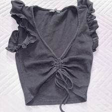 Top da donna nero Zara taglia