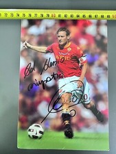 FOTO PICTURE PHOTO ROMA TOTTI AUTOGRAFATA SIGNED NO MAGLIA SHIRT MATCH WORN