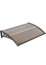 PENSILINA PENSILINE TETTOIA MODULABILE IN POLICARBONATO TRASARENTE FUME 60x100