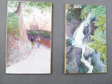 VECCHIO DIPINTO QUADRO VEDUTE