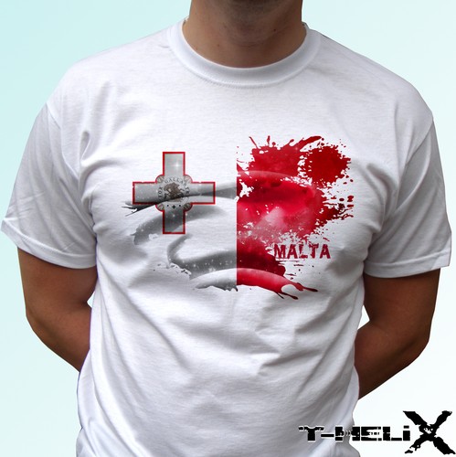 Shirt bandiera malta top - malta,