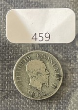REGNO D’ITALIA - VITTORIO EMANUELE II MONETA 50 CENTESIMI 1863 ARGENTO ??