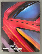 Brochure vendita Ford Escort RS 2000 mercato UK