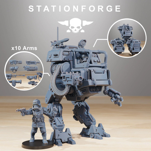 Grimguard walker mk1 wargame - walker,