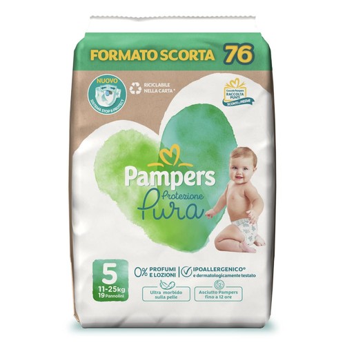 Pampers protezione pura - pura, taglia