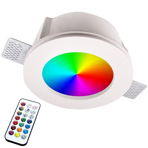 Faretto gesso tondo rgb - gesso,