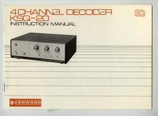 KENWOOD - KSQ-20 - 4 CHANEL