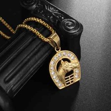 Collana ferro cavallo - ferro, di