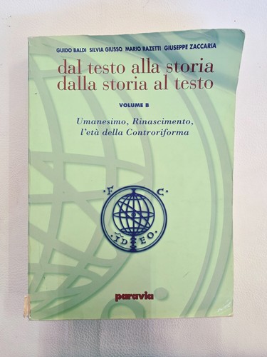 Dal testo alla storia dalla - testo, storia,