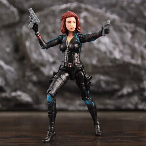 Figurine black widow articulé - figurine,