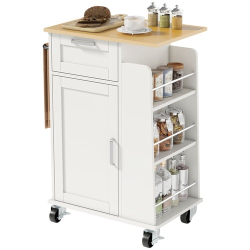Homcom carrello multiuso con - multiuso,