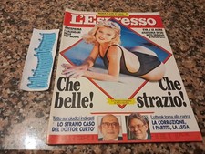 L'espresso rivista-34 1993-Eva Herzigova-Clinton-Schiffer-Eltsin-Madonna-