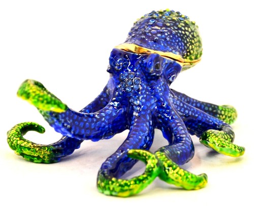 Scatola portagioie polpo fatta