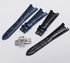 Cinturino orologio pelle bovina chiusura a farfalla 25 mm per Patek Philippe Nautilus