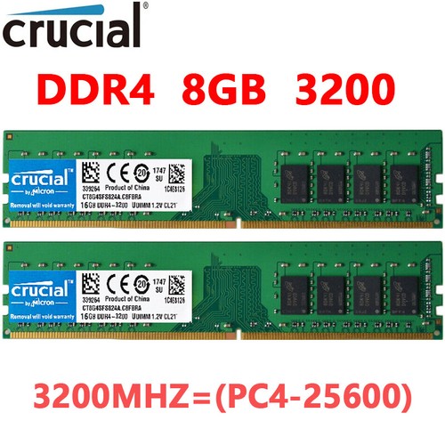 Crucial ddr4 2x8 gb 3200 - crucial,