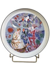 Piatto decorato, Longaretti, XX secolo