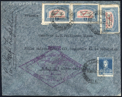 Zeppelin 1930 argentina - argentina, saf