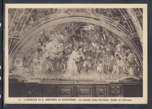 Cartolina abbazia antonio - l'abbazia,