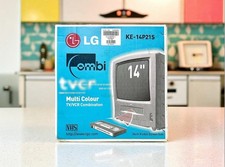 LG KE-14P21S 14" HDMI CRT TV VHS VCR Combo nuovo pacchetto premium 