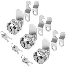 Cabinet Locks (3 Pack, Zinc