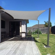 Tenda da sole a vela grigio 3x5 metri DRIPEX
