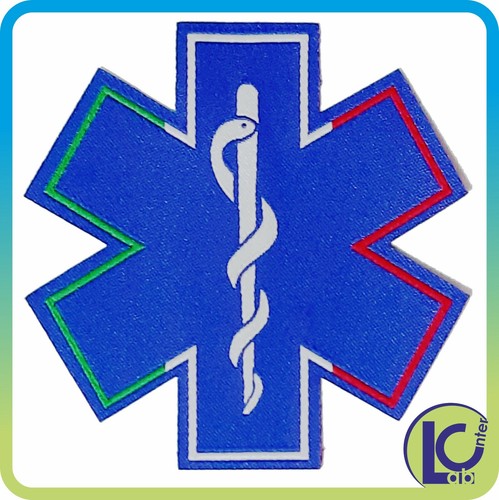 Patch toppa croce esculapio - patch,