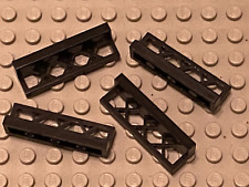 4 x LEGO Black Fence ref 3633 / set 8403 6285 10040 7727 7894 4512 6049 3052...