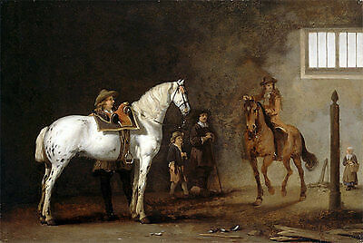 White horse riding - white, in