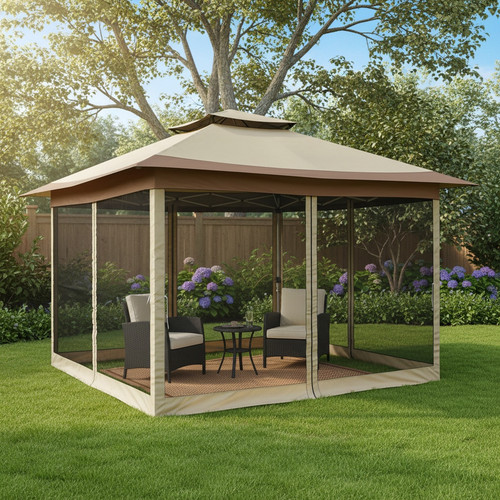Gazebo pieghevole 3 6 - 3,6, m